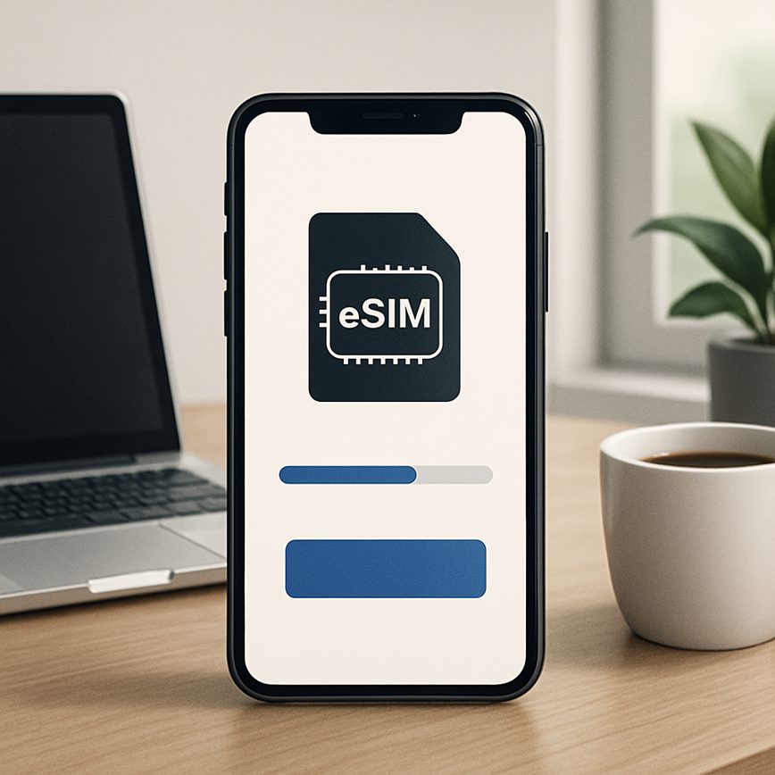 Activating eSIM without Wi-Fi