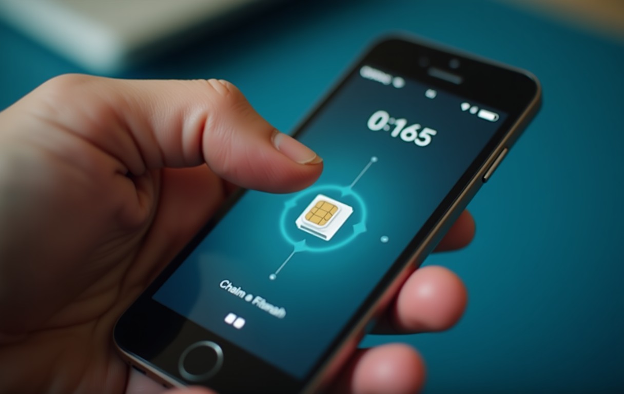 Managing multiple numbers eSIM